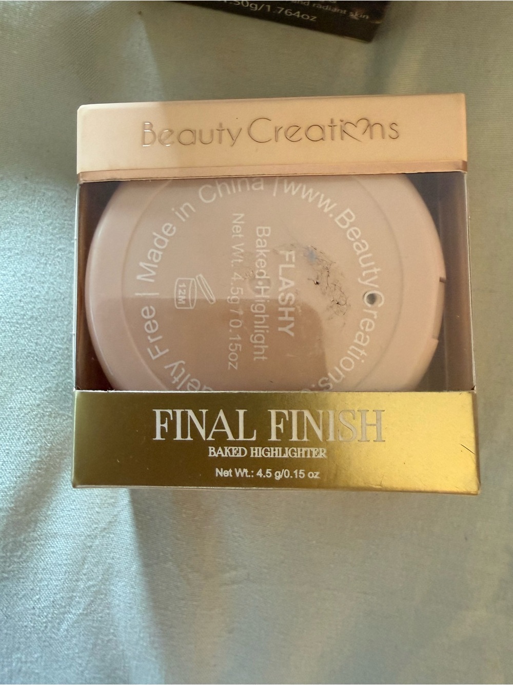 Beauty Creations Final Finish Baked Highlighter - Champagne Pink